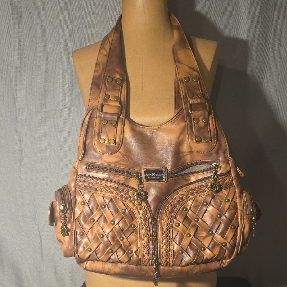 Avenue Brown Leather Women's Shoulder Bag